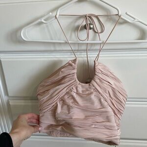 Zara Pink Halter Top